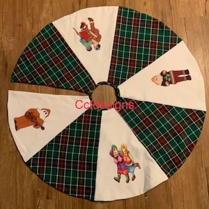 Spódnica choinkowa w kratę Newfoundland