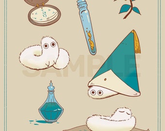 Witch Hat Atelier Brush Buddy Sticker Sheet