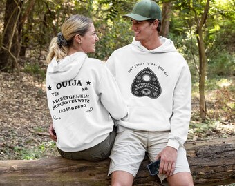 Gothic Ouija Board Sweatshirt: Witchy Spirit Board Pullover