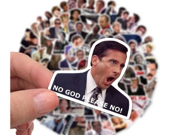 Random Selection of TV Show Meme Stickers - For Water Bottle, Laptop, Decal