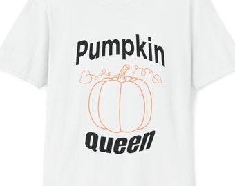 Pumpkin Queen T-shirt, Halloween Shirt, Plus size Shirt,
