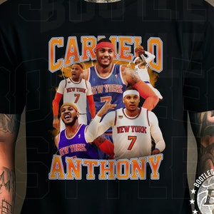Carmelo Anthony 90s bootleg t-shirt Carmelo Anthony vintage basketball t-shirt gift for basketball fan gift for him New York vintage t-shirt