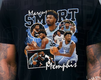 Marcus Smart 90s Bootleg Style Rap Shirt for Memphis Basketball fan Classic Vintage Style Graphic Tee for Men Women Streetwear