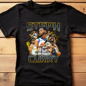 Steph Curry Youth Tshirt Etsy UK