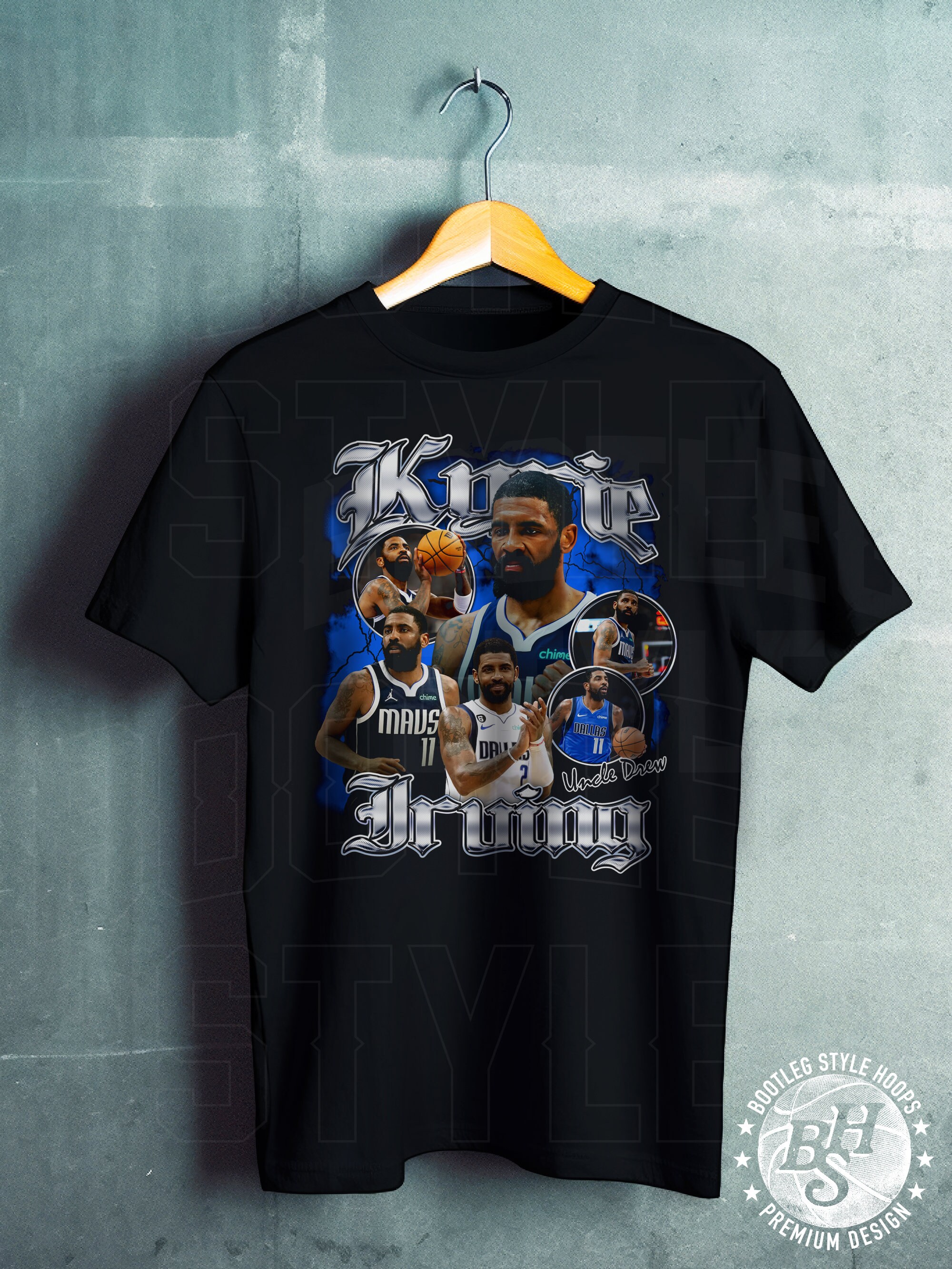 Kyrie Irving Shirt 90s Bootleg Style Graphic Rap Tee for Men Women Vintage T shirt Gift for Dallas Basketball Fan Vintage Streetwear Etsy