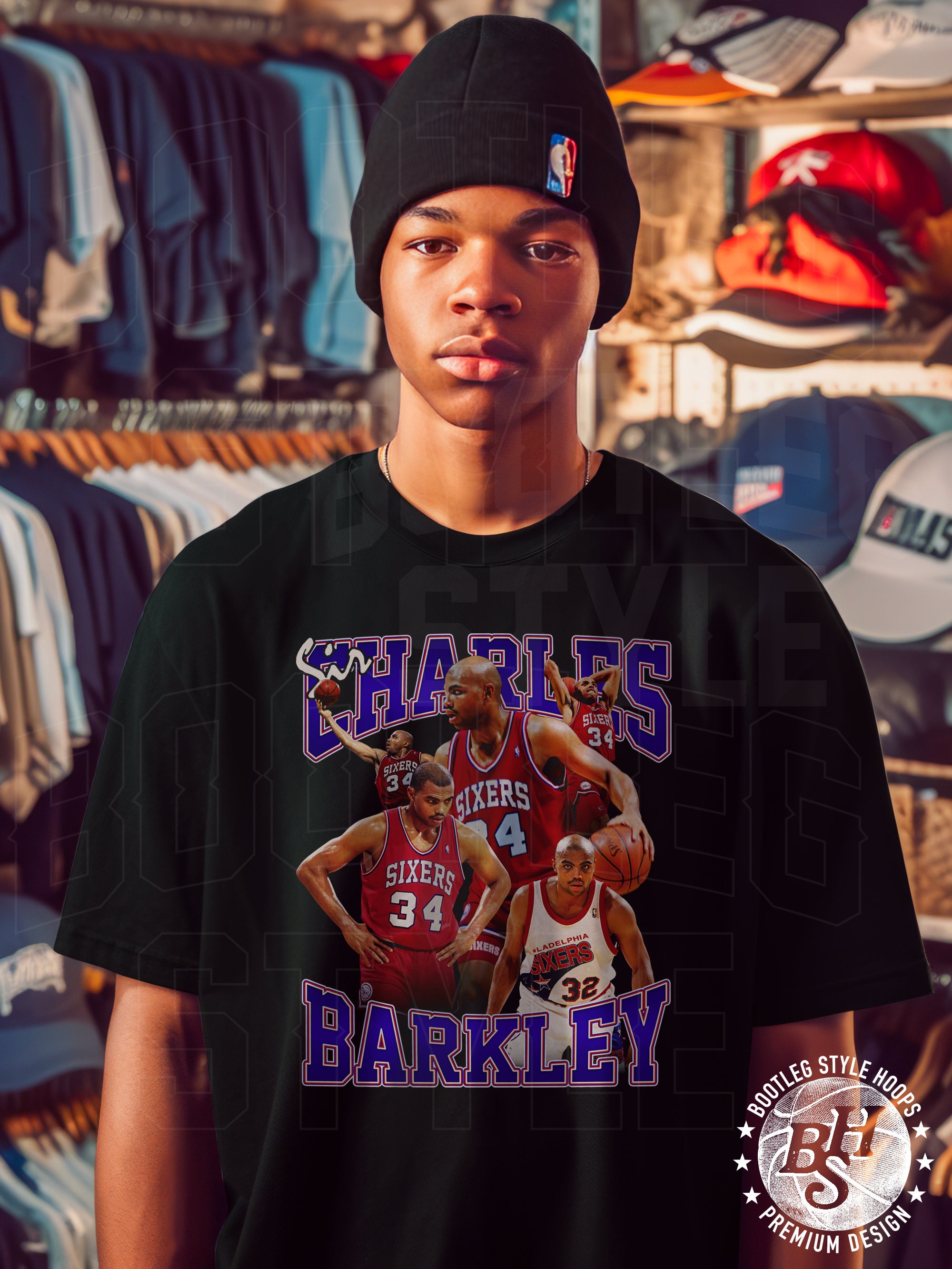 Vintage 90s Graphic Style Charles Barkley T-Shirt, PHX Charles Barkley  Shirt, Vintage Oversized Sport Tee, Retro Basketball Bootleg Gifts