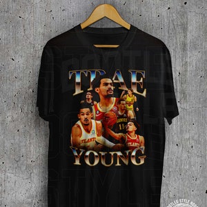Trae Young Backer T-Shirt - Ash - Tshirtsedge