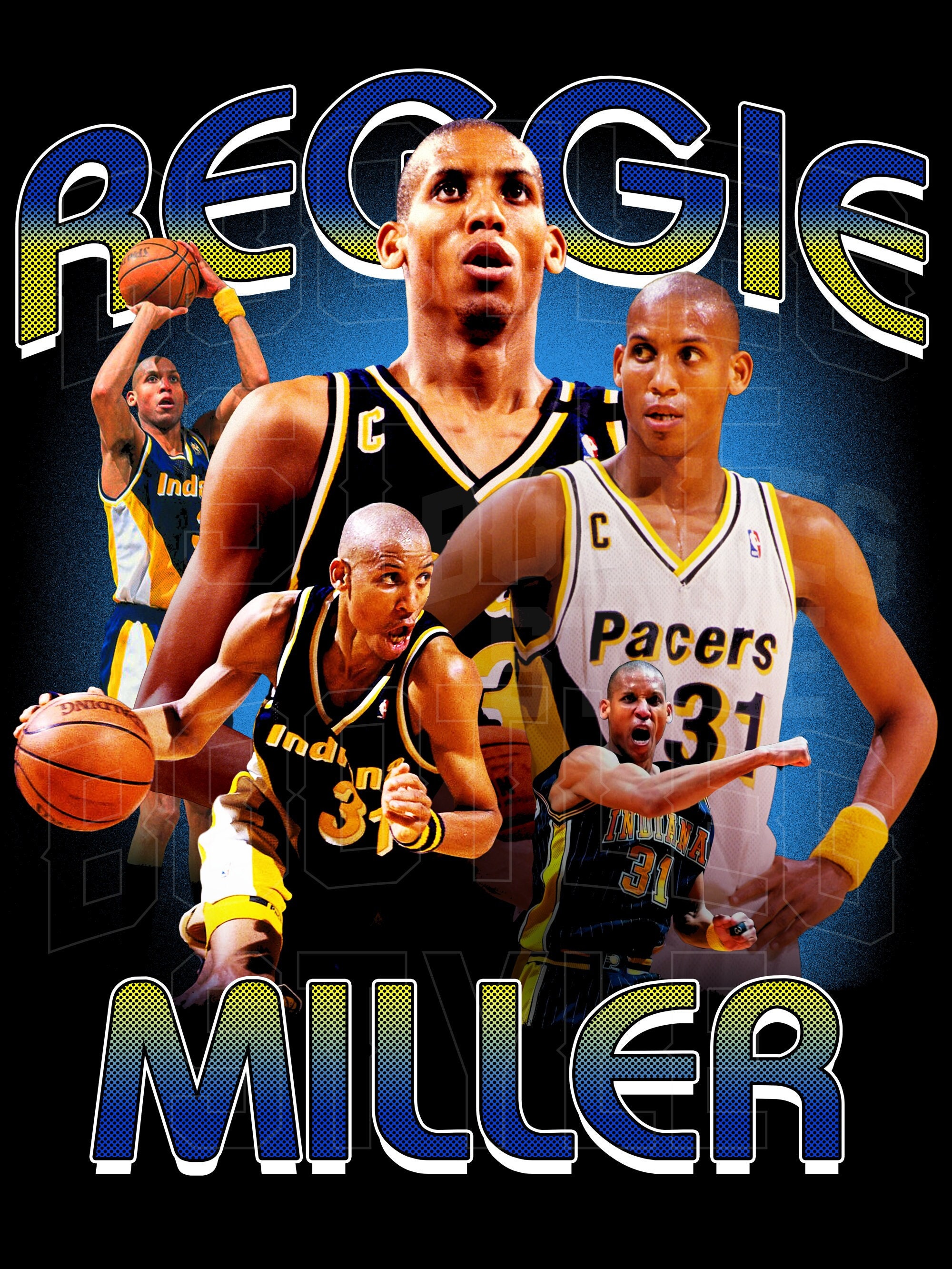 1996 Reggie Miller Chili Pepper NBA All Star Champion Jersey Size 44 – Rare  VNTG