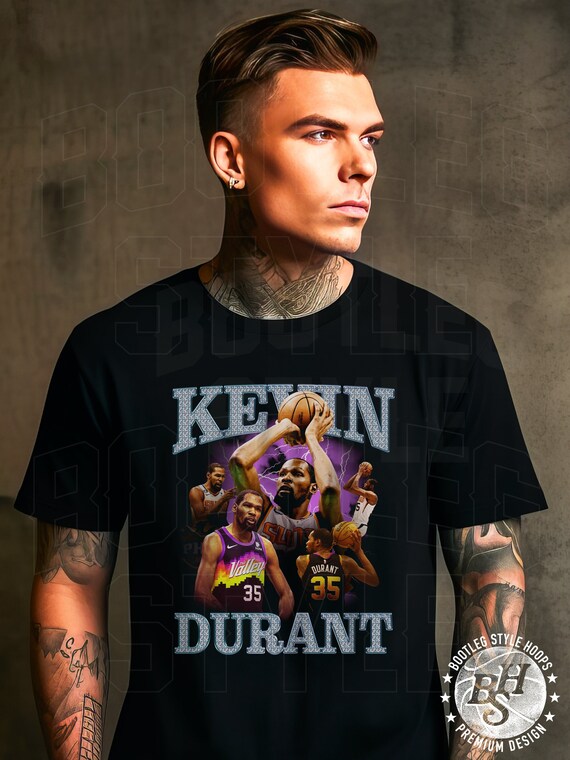 Kevin Durant 90s Bootleg T shirt Kevin Durant Vintage Basketball T shirt Gift for Basketball Fan Gift for Him Phoenix Vintage T shirt Etsy