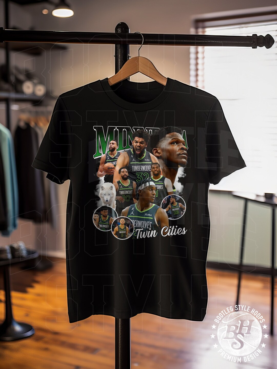 Officially Licensed Anthony Edwards T-Shirt - Minnesota Timberwolves Basketball Fan Apparel