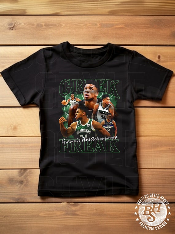 Camisa de Giannis Antetokounmpo para ninos jovenes de los anos 90 estilo rap pirata baloncesto camiseta vintage regalo para los fanaticos del baloncesto de Milwaukee ninos ninas Etsy Espana