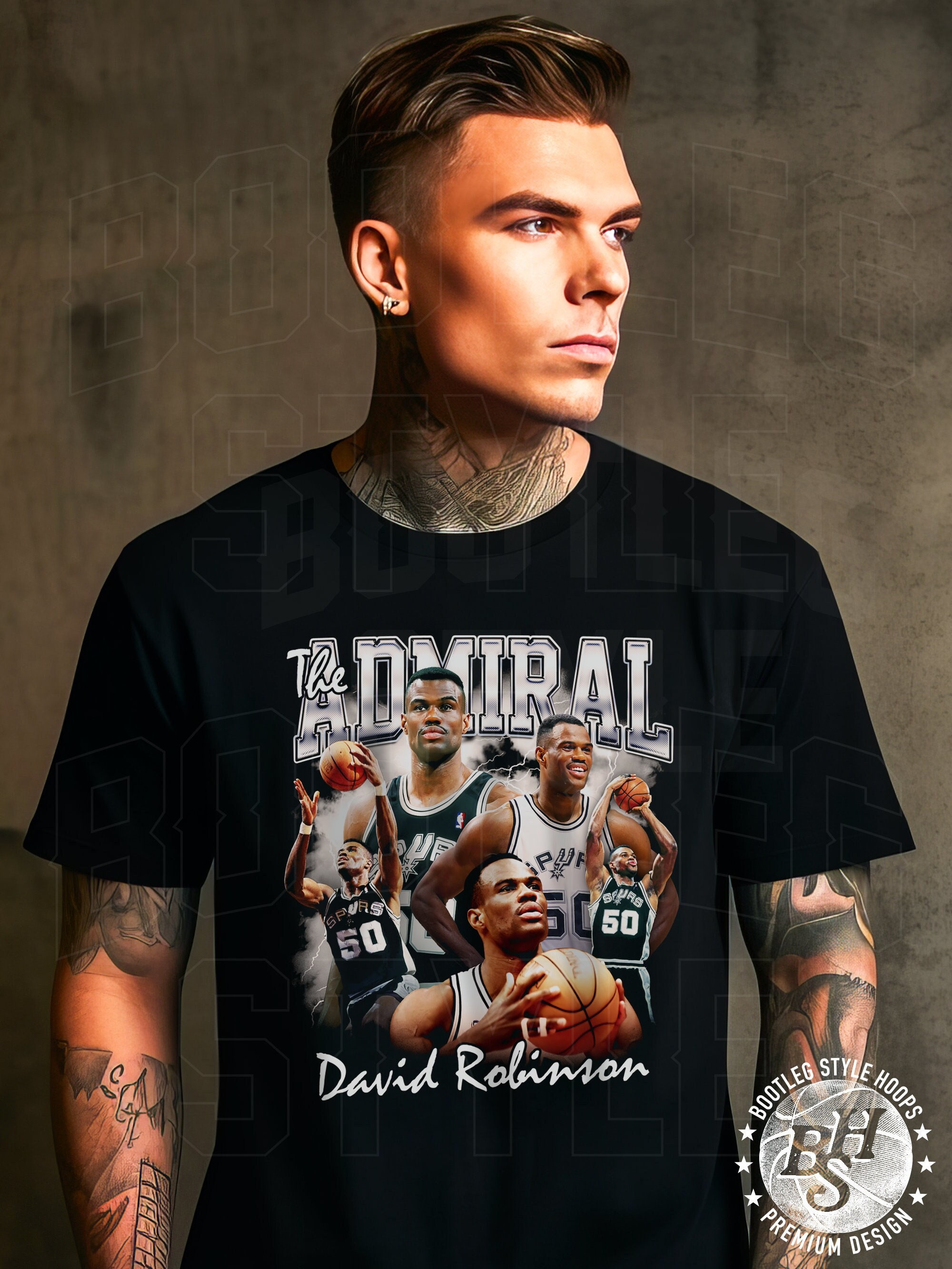 90s vintage David Robinson 50 San Antonio Spurs jeunesse nba maillot de  basket T-Shirt PETIT -  France