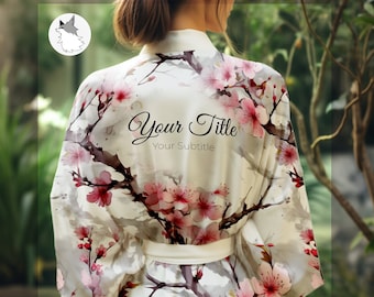 Custom Kimono gift Robe Personalized Ladies Dress Traditional Style Japanese Kimono cute gift for wife yukata floral pattern japanese kimono