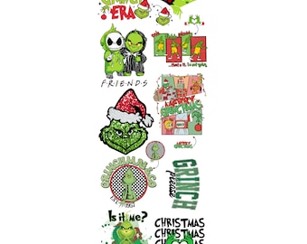 Grinch Pre-made Gangsheet 22x60