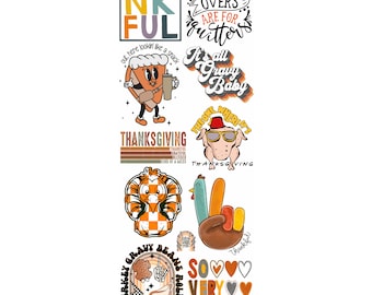 Thanksgiving Pre-made Gangsheet 22x60