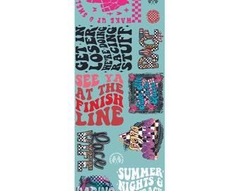 Racing Pre-made Gangsheet 22x60