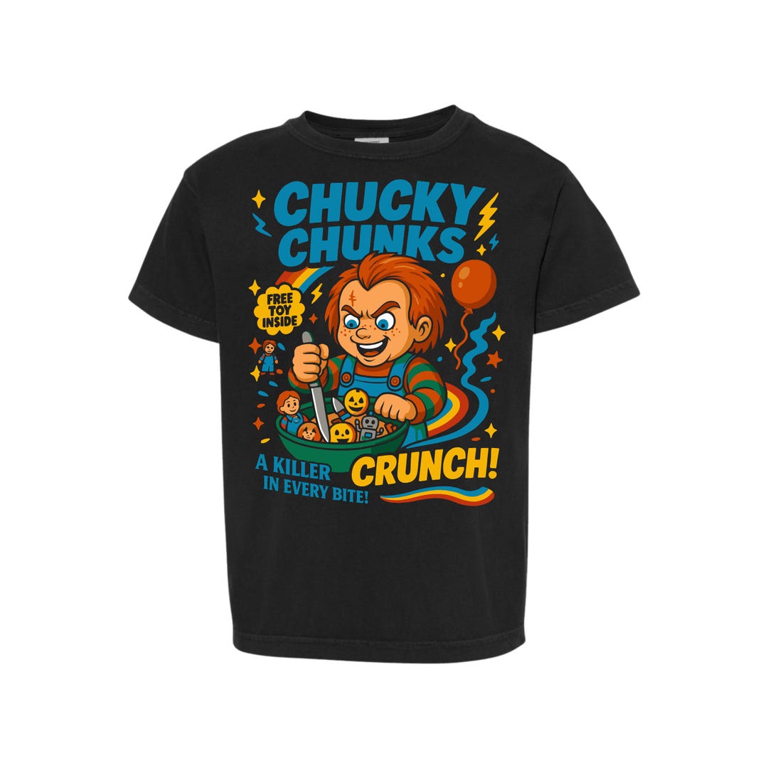 Chucky Chunks Halloween Tee - Etsy