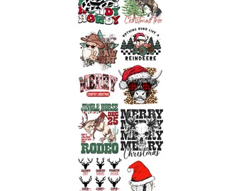 Country Christmas Pre-made Gangsheet 22x60