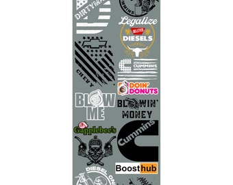 Diesel Pre-made Gangsheet 22x60