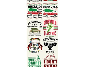 Griswold Christmas Pre-made Gangsheet 22x60