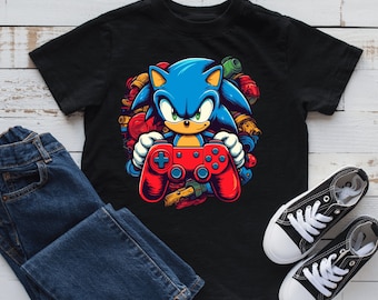 Gamer Sonic kidsT-shirt