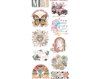 SPRING Pre-made Gangsheet 22x60