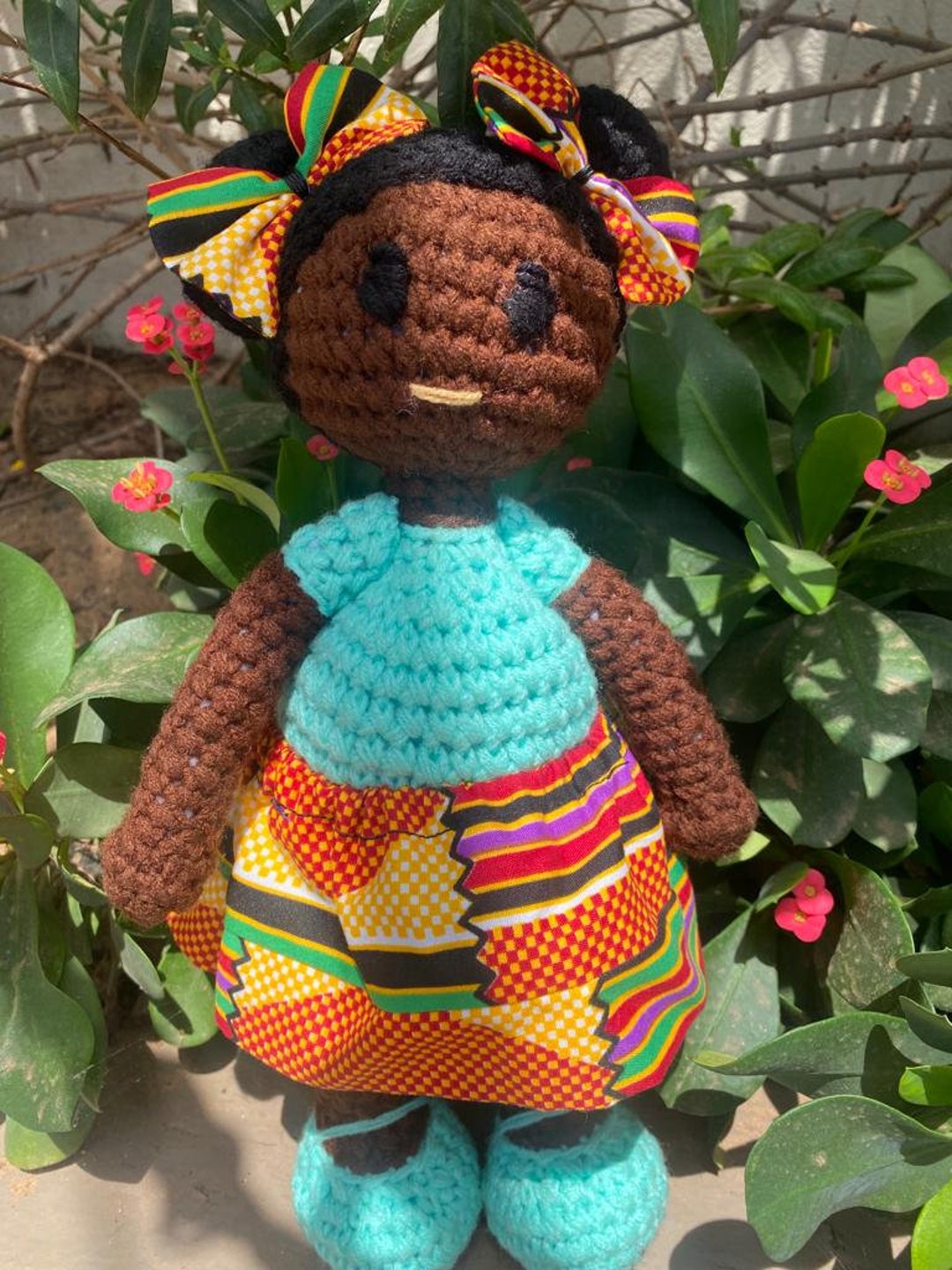 Crochet African Doll for Sale/ghanaian Doll/african Doll/afro Etsy UK