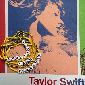 Fearless Eras Tour Friendship Bracelet Pack