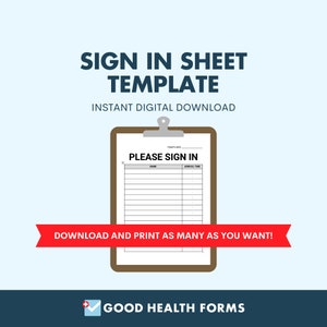 Sign In Sheet Template Sign Up Sheet Patient Sign In Here