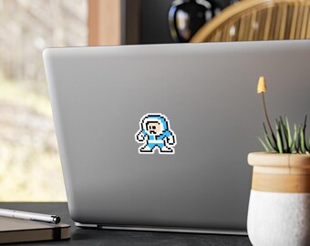 Ice Man Vinyl Decal, 8-Bit Retro Gaming Sticker