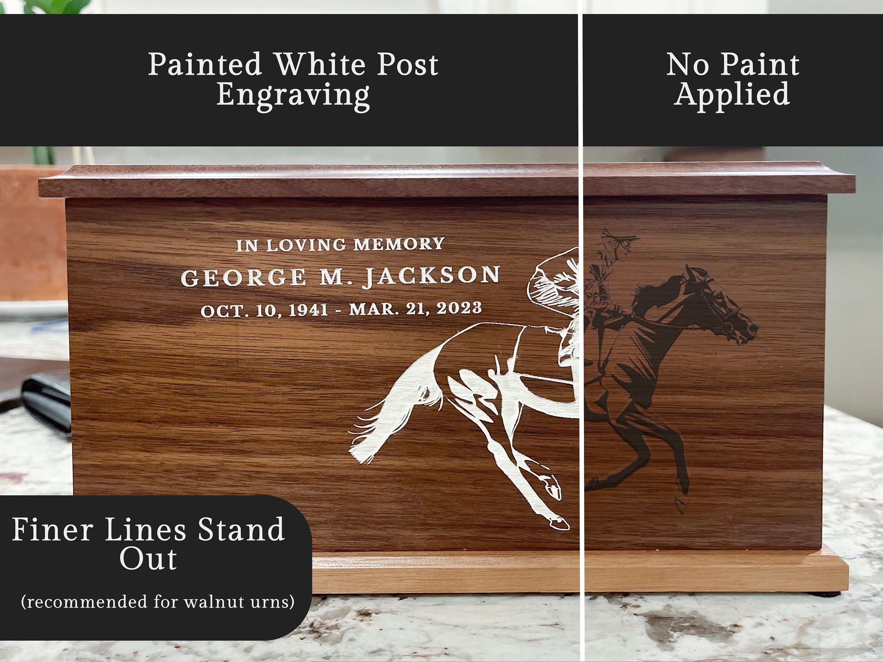 Farm Life Memorial Urn Farmer’s Farewell Wood Cremation Handmade