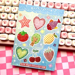 Patchwork Holographic Sticker Sheet