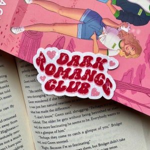 Dark Romance Club Holographic Sticker | Bookish Sticker, BookTok Sticker, Gifts For Readers, Dark Romance Trope, Kindle Decor, Bookish Merch