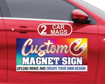 Custom Magnet Signs in Full Color for Business and Advertising, Vinyl Car Magnets, Personalized Magnetic Sheets for Company Vehicles, Magnet