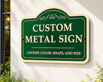 Custom Reserved Parking Sign | Next Day Shipping | Personalized Aluminum Parking Sign | Custom Text Parking Plaque | Employee Parking
