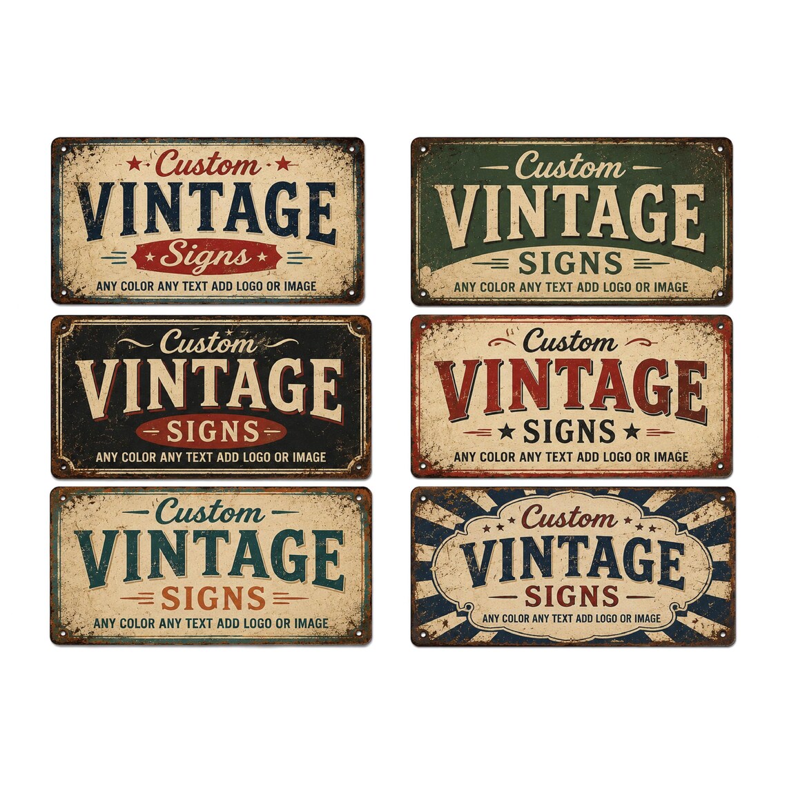 Retro Stash Sign Vintage Metal Sign | Rustic Farmhouse Wall Decor | Personalized Retro ...