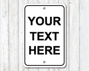 Cartello in metallo personalizzato, cartello in metallo in alluminio, cartello per consegne, cartello di attenzione, cartello per parcheggio, cartello per esterni, cartello di proprietà, cartello in metallo personalizzato