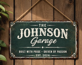 Custom Rustic Metal Sign, Personalized Vintage Metal Sign, Custom Outdoor Sign, Farmhouse Wall Decor, Business Sign, House Address Sign