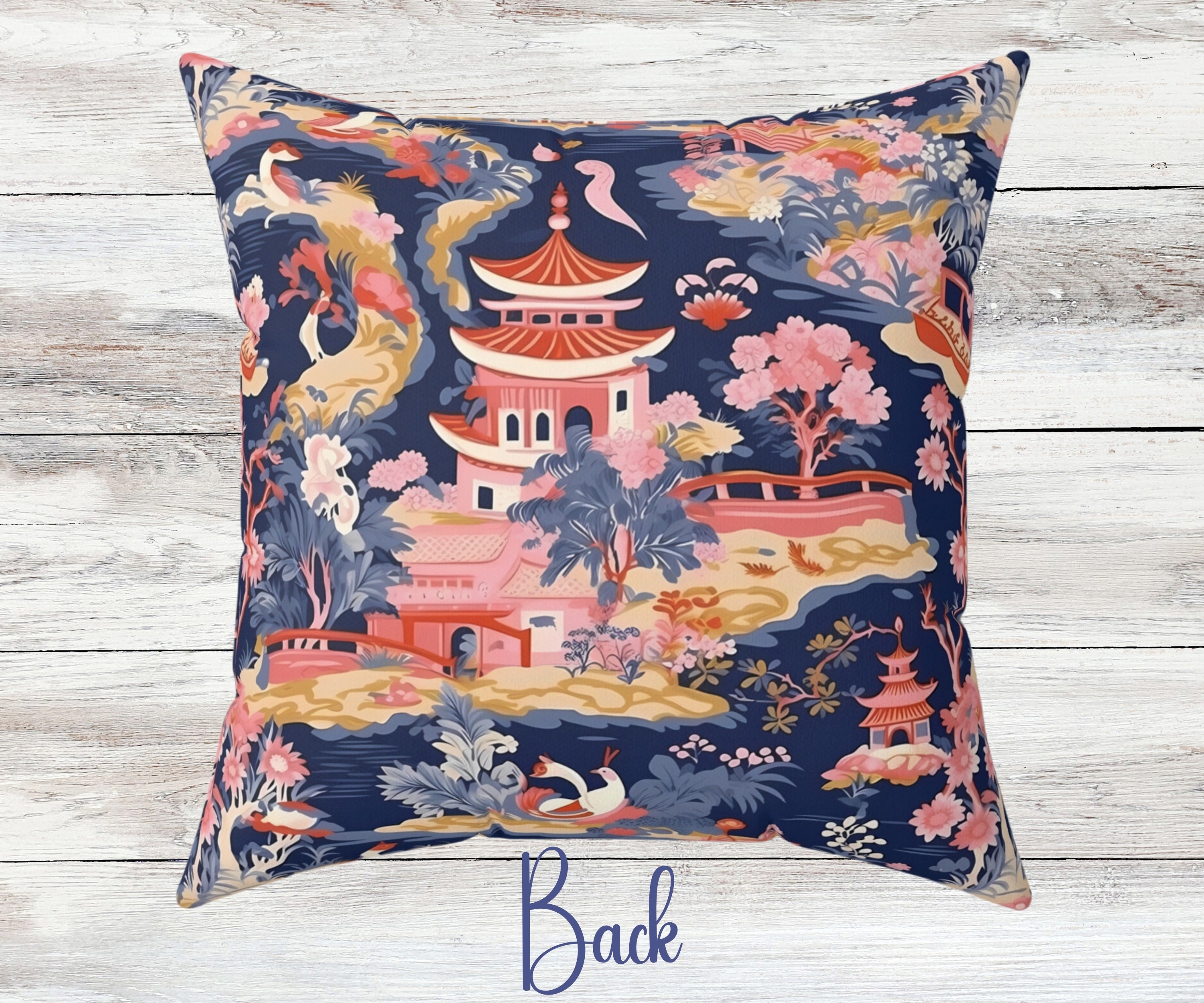 Chinoiserie Pillow Chinoiserie Decor Chinoiserie Accent - Etsy