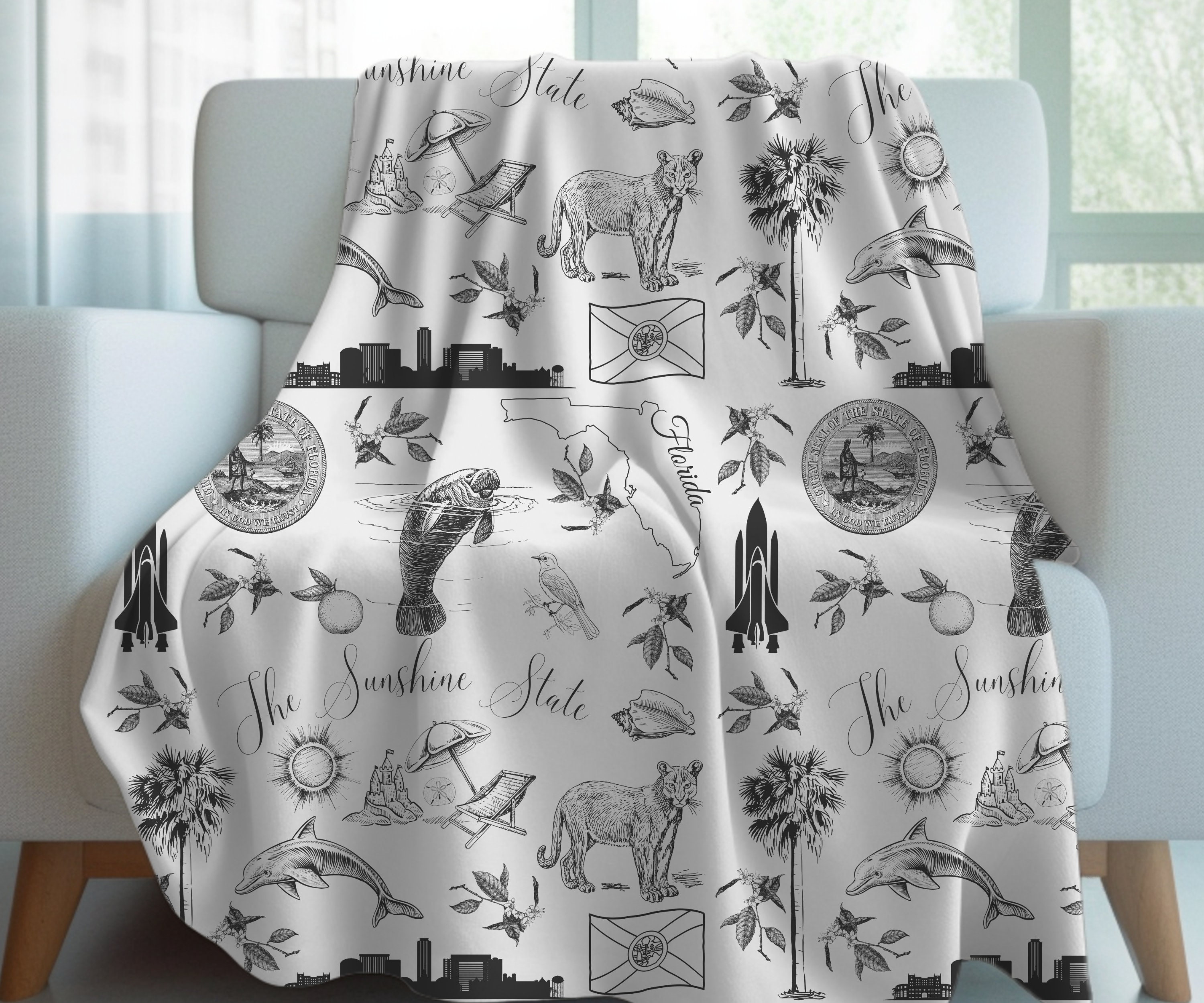 Florida Gators Blanket Etsy