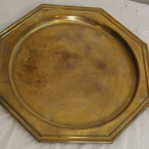 brass plates, octagonal