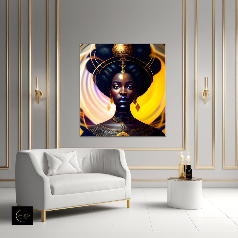 Empowering Black Women Digital Art Printable Wall Decor I Black ...