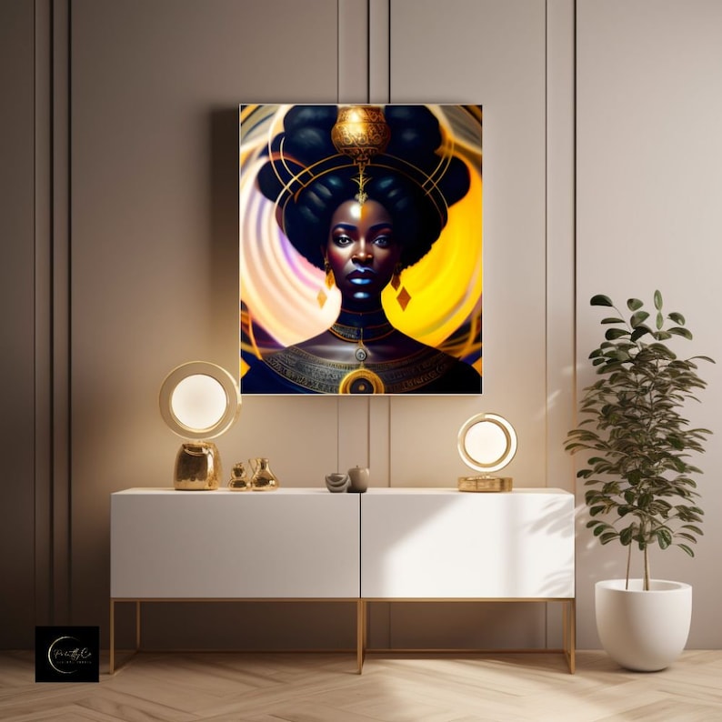 Empowering Black Women Digital Art Printable Wall Decor I Black ...