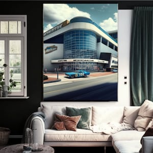 NC Nascar Racing Center | Printable Digital Download | Car Aesthetic/Racing Decor | Downloadable Digital Art | State Of The Art