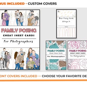 Family Posing Cheat Sheet Cards | Printable Photography Basics ...