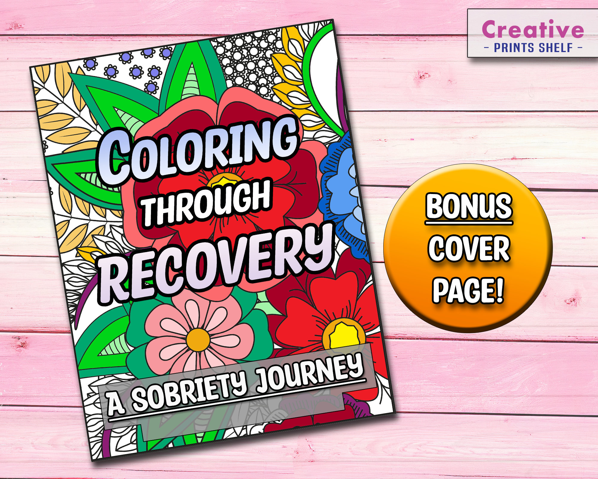 Sobriety Coloring Book Printable Coloring Pages 40 Etsy Australia