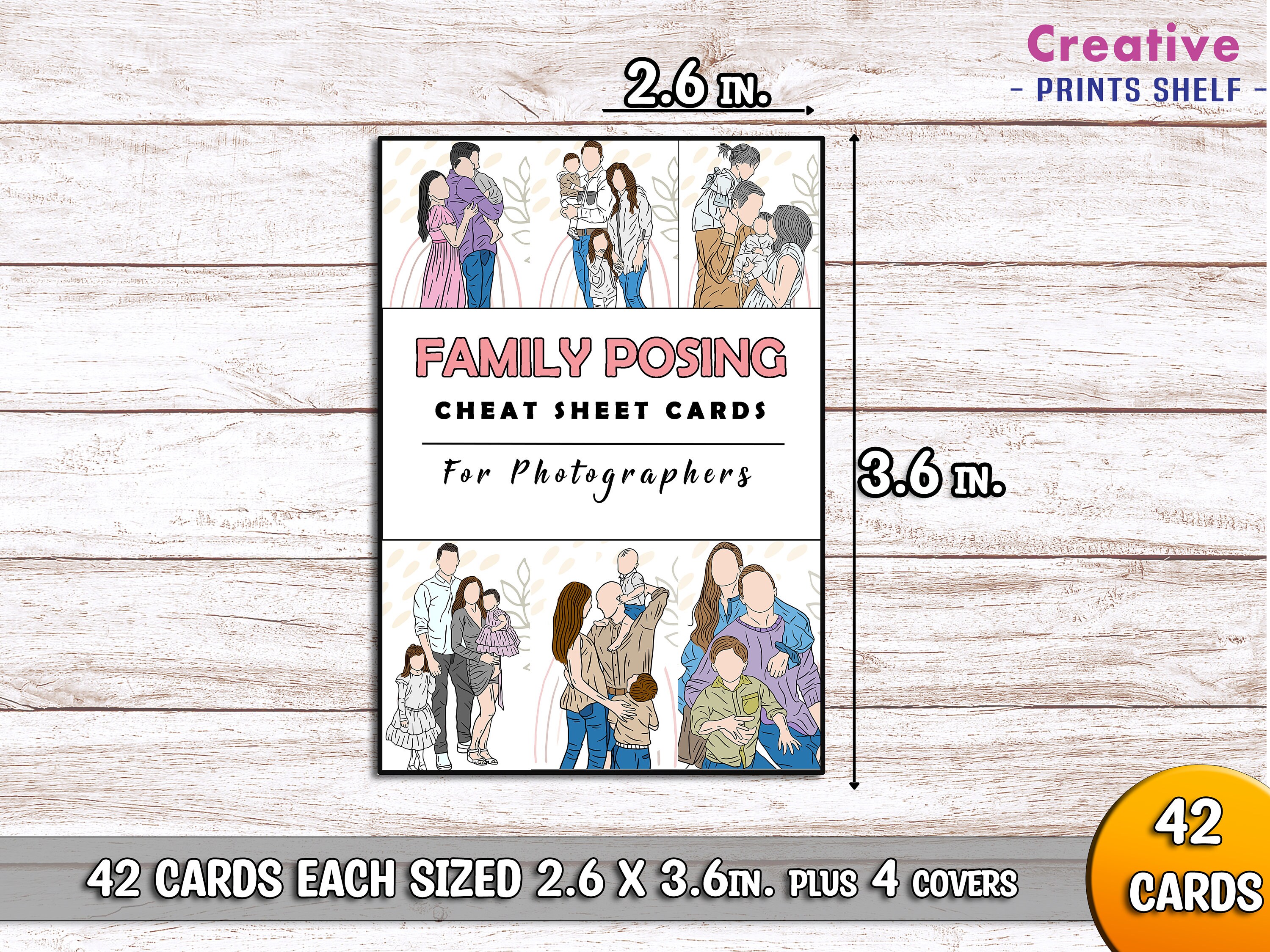 Family Posing Cheat Sheet Cards | Printable Photography Basics ...