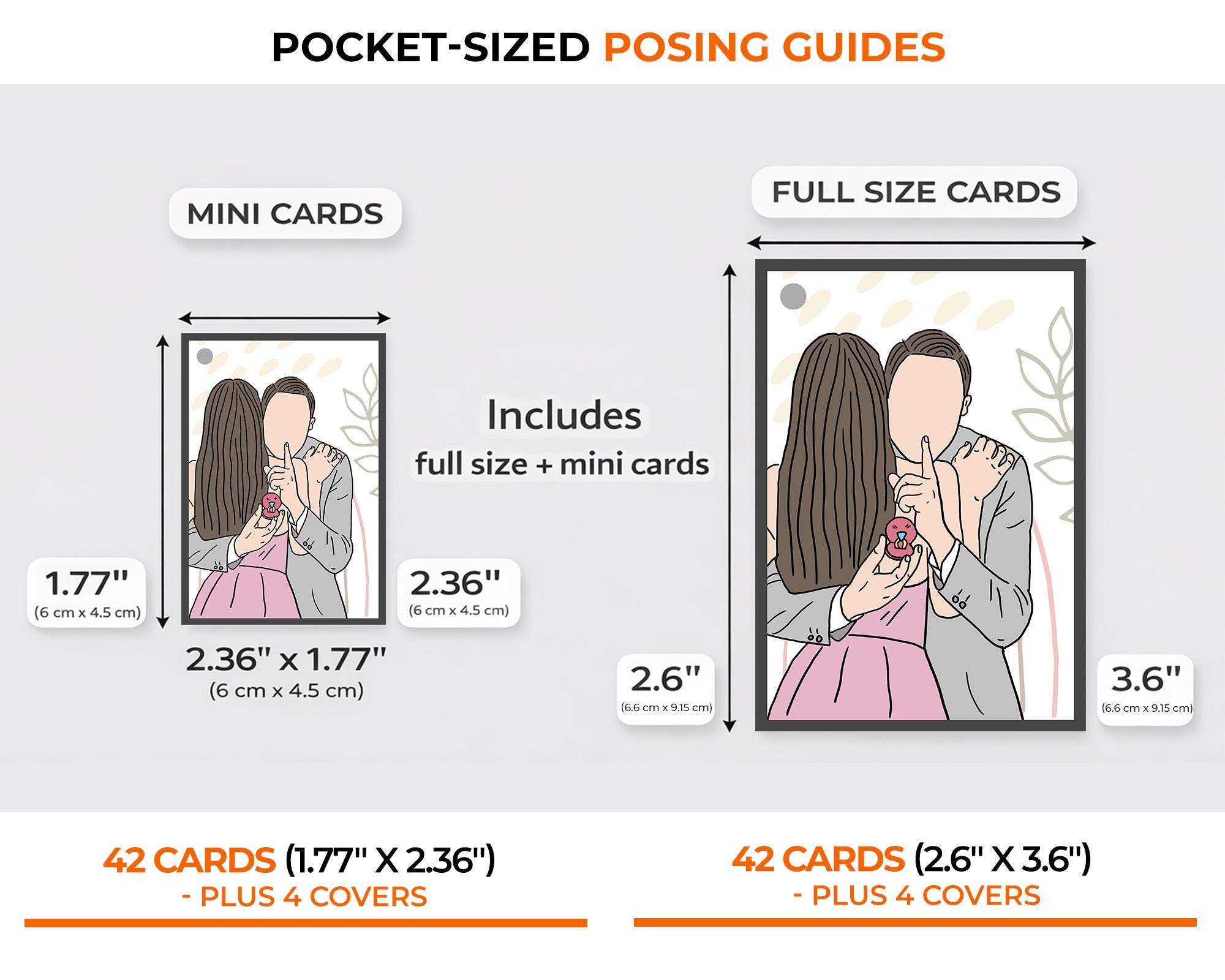 Engagement Posing Cheat Sheet Cards | Printable Photography Basics ...