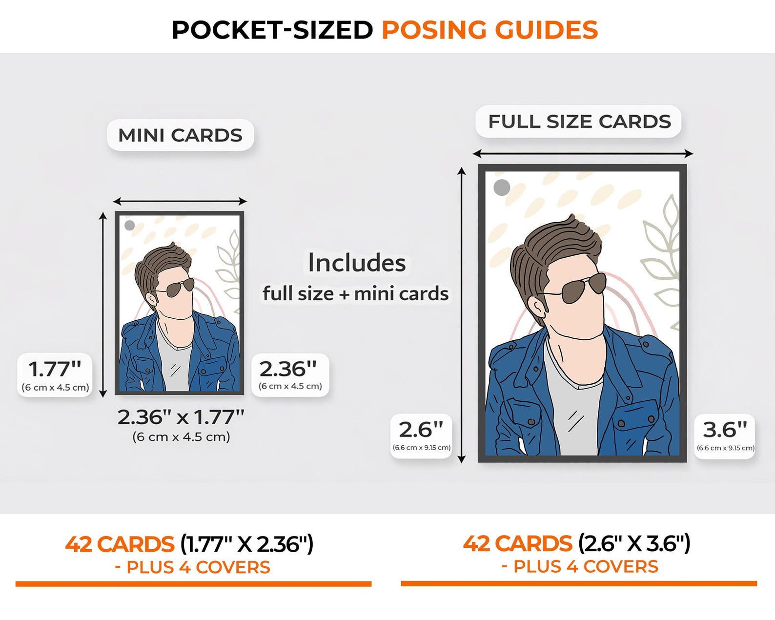 Men's Posing Cheat Sheet Cards | Printable Photography Basics ...