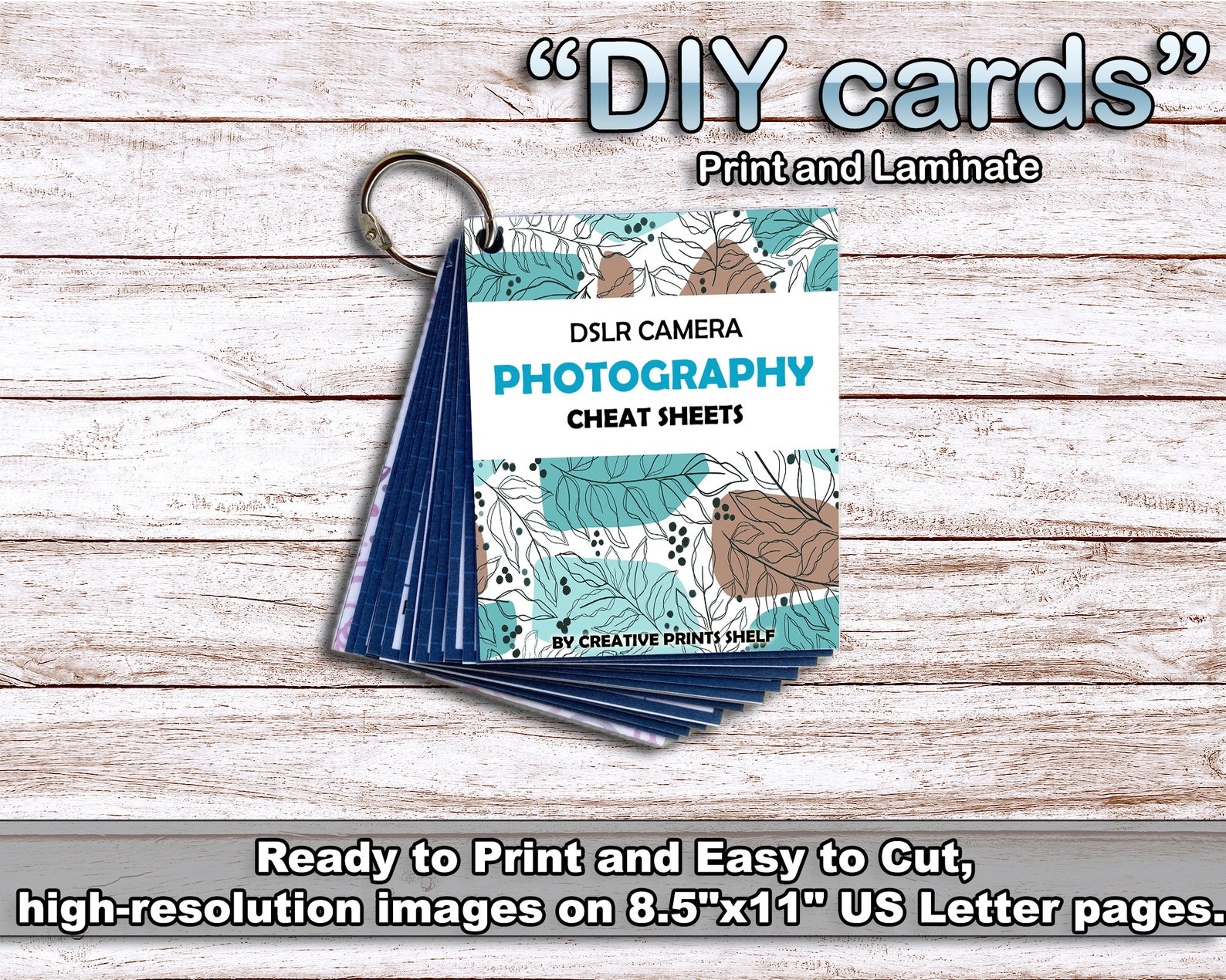 DSLR Cheat Sheet Cards | Printable DIY | Photography Basics | Instant ...